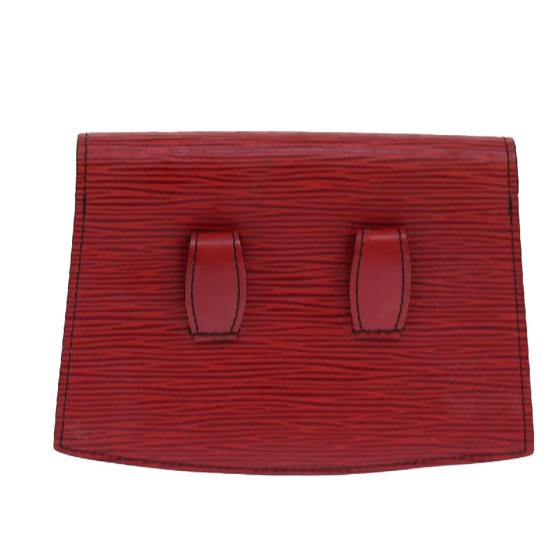 LOUIS VUITTON Epi Pochette Tillsit Waist Bag Red M52607 LV 85883