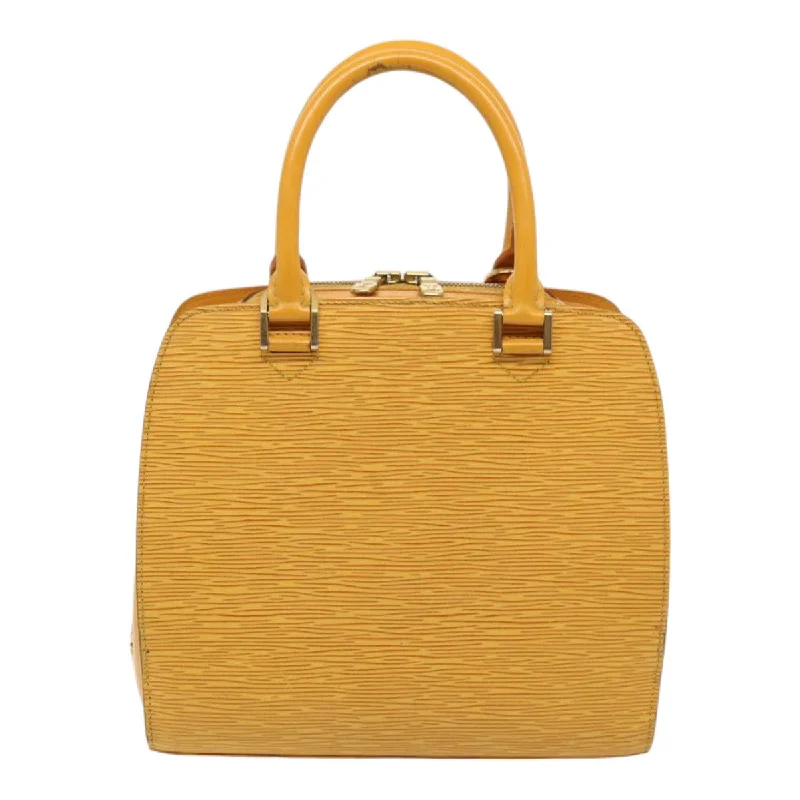 LOUIS VUITTON Epi Pont Neuf Hand Bag Yellow M52059 LV 85513