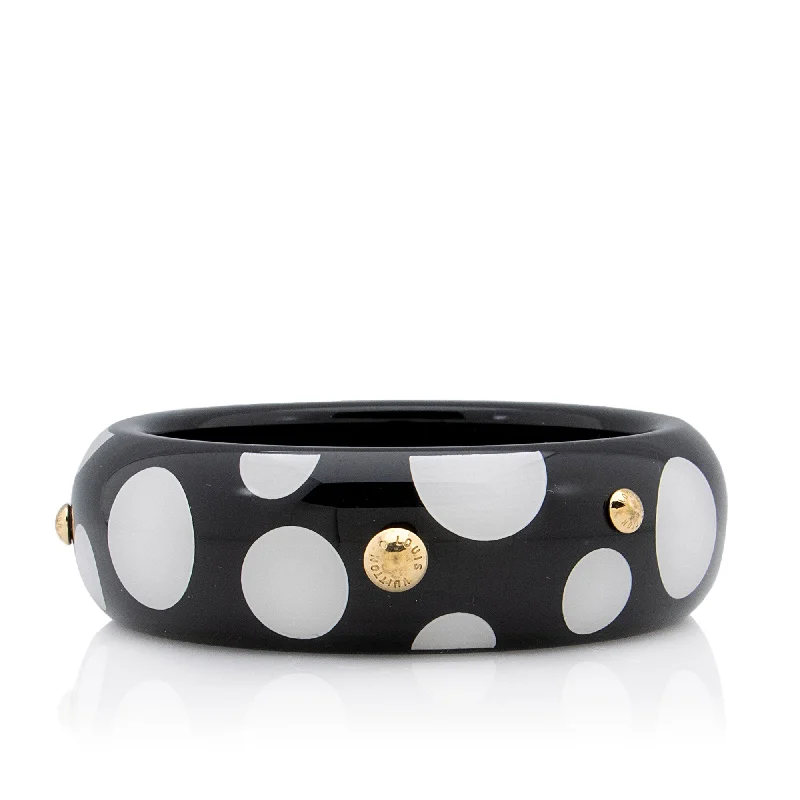 Louis Vuitton Limited Edition Dots Infinity Bangle Wide Bracelet (SHF-tZLQ1E)