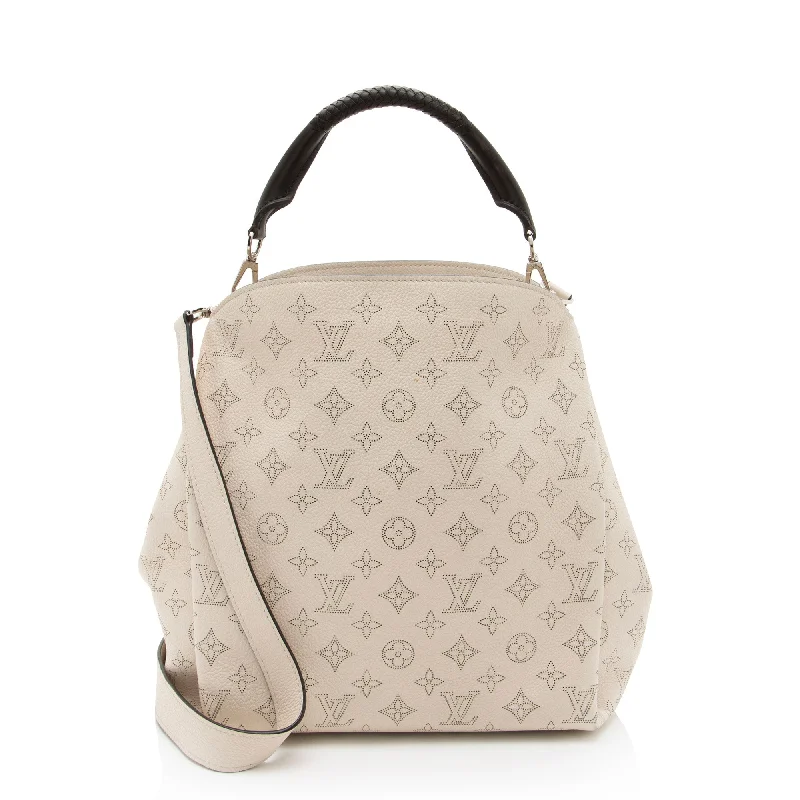 Louis Vuitton Mahina Leather Babylone PM Satchel (SHF-BkXUat)