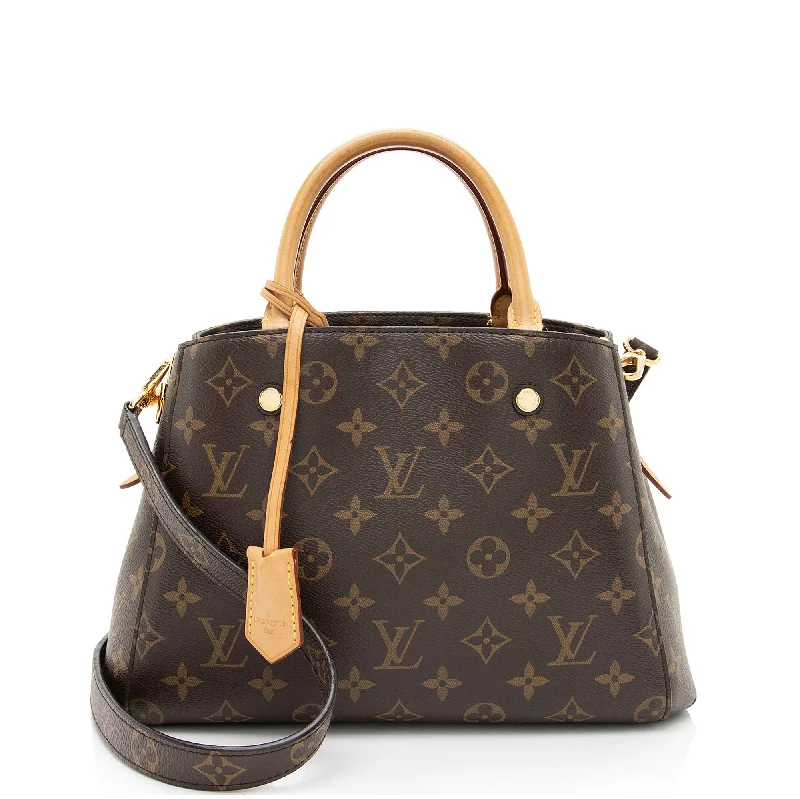 Louis Vuitton Monogram Canvas Montaigne BB Shoulder Bag (SHF-dEvVnn)