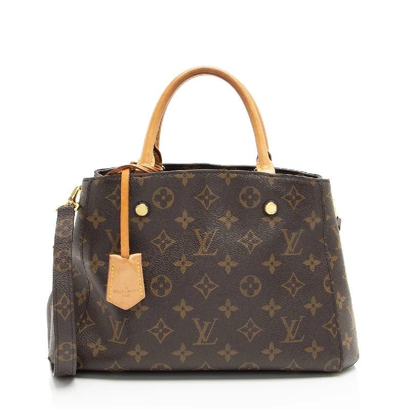 Louis Vuitton Monogram Canvas Montaigne BB Shoulder Bag (SHF-RztVM8)