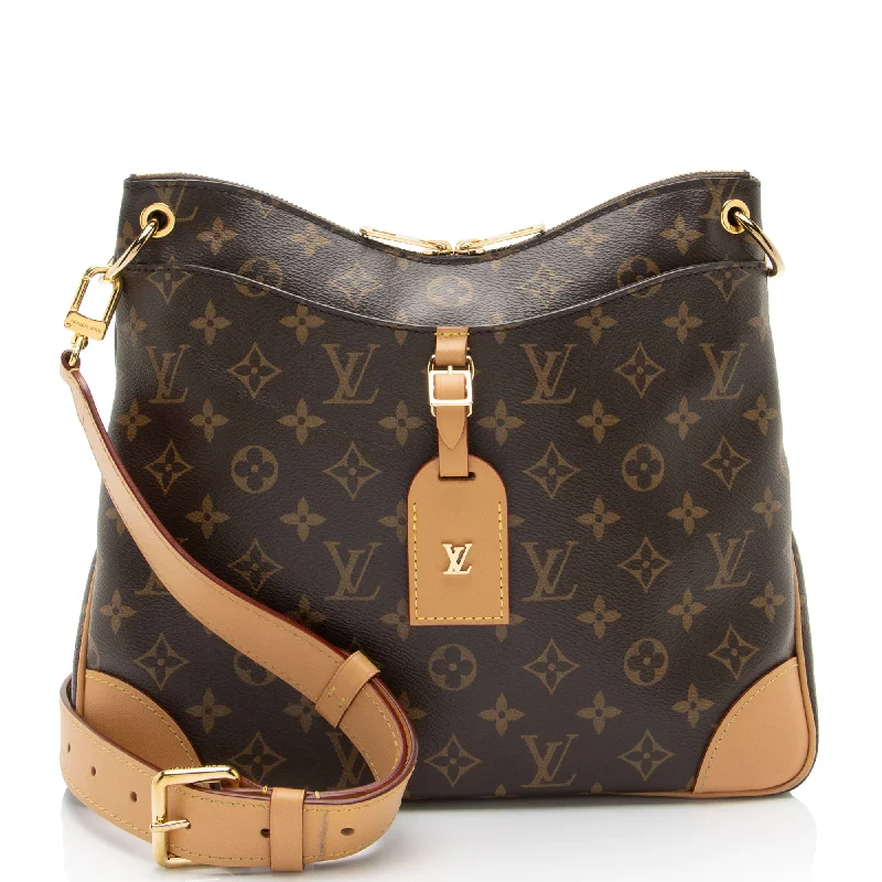 Louis Vuitton Monogram Canvas Odeon MM NM Shoulder Bag (SHF-7ZJiDn)