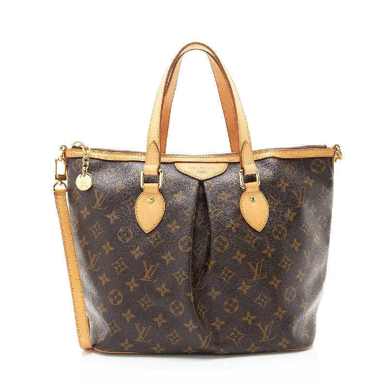 Louis Vuitton Monogram Canvas Palermo PM Tote (SHF-4zveEz)