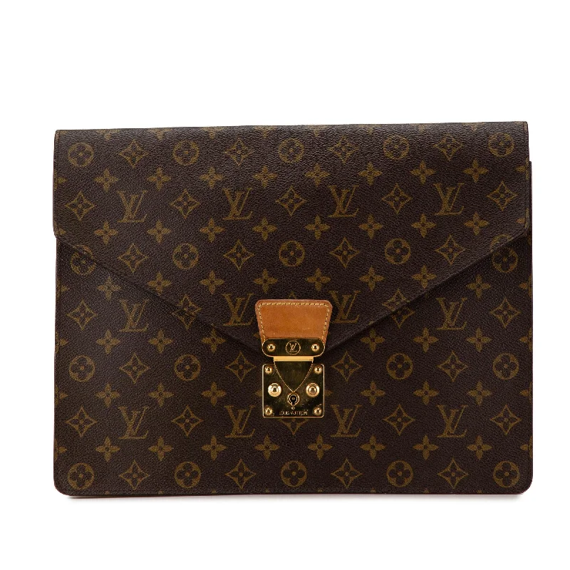 Louis Vuitton Monogram Porte-Documents Senateur (SHG-T4MJee)