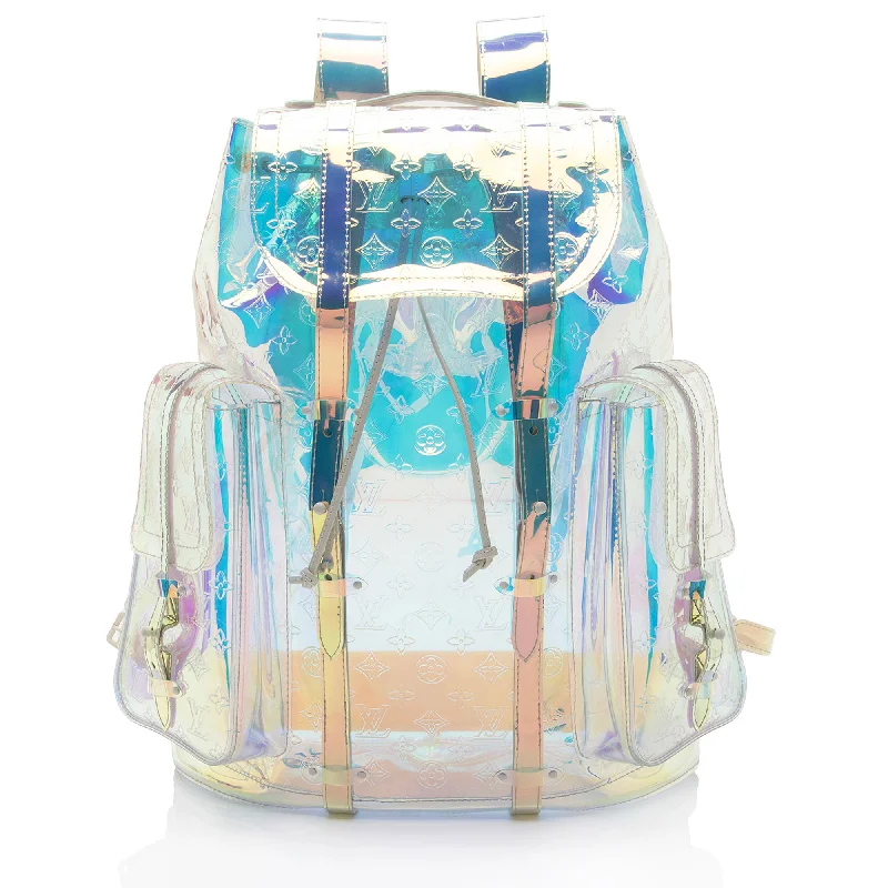 Louis Vuitton Vigil Abloh Prism Iridescent Monogram Christopher GM Backpack (SHF-AO4tdh)