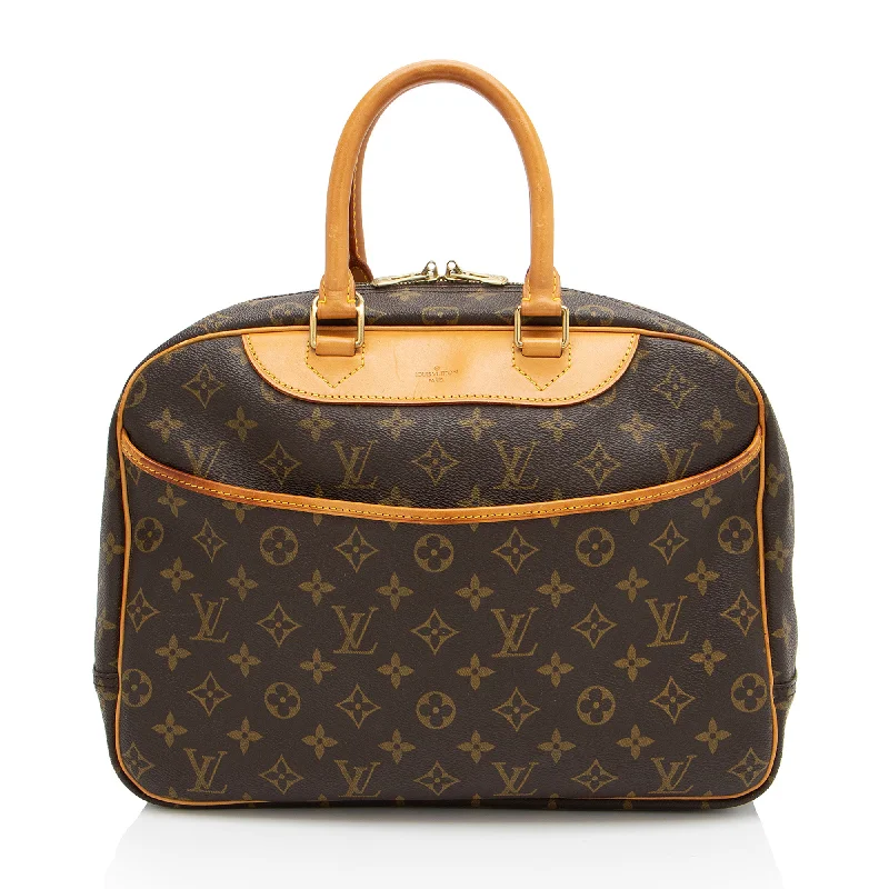 Louis Vuitton Vintage Monogram Canvas Deauville Satchel (SHF-HqTgh0)