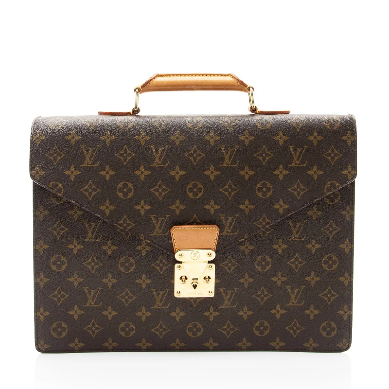 Louis Vuitton Vintage Monogram Canvas Serviette Conseiller Briefcase (SHF-6CAoUY)