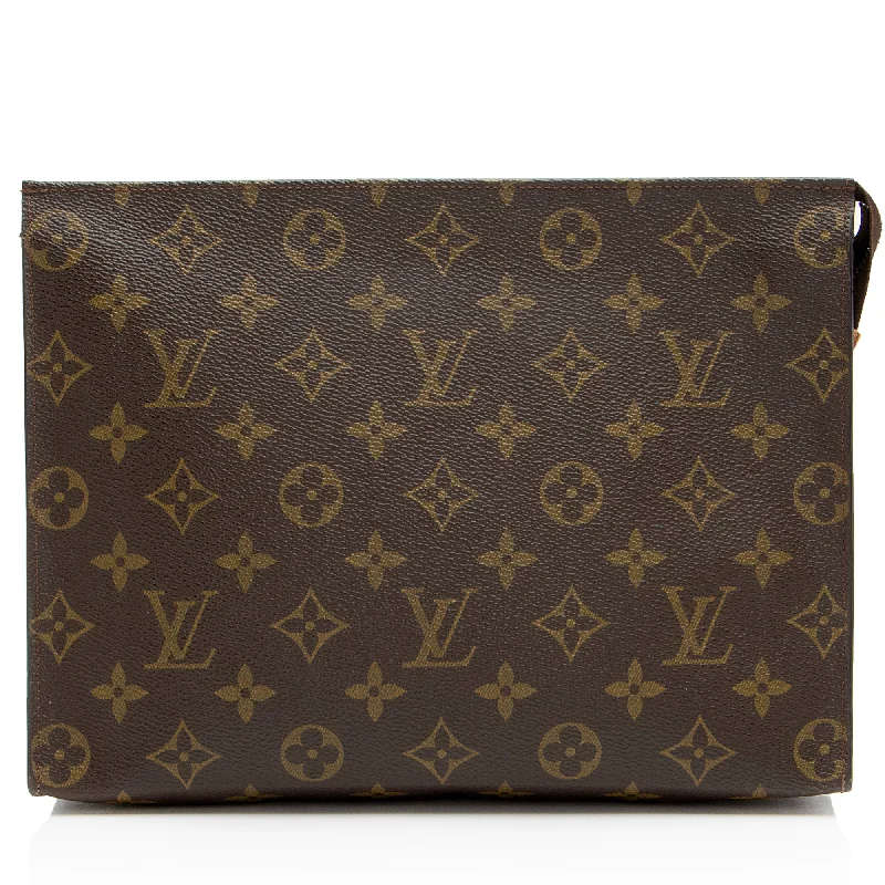 Louis Vuitton Vintage Monogram Canvas Toiletry Pouch 26 (SHF-2wnplv)