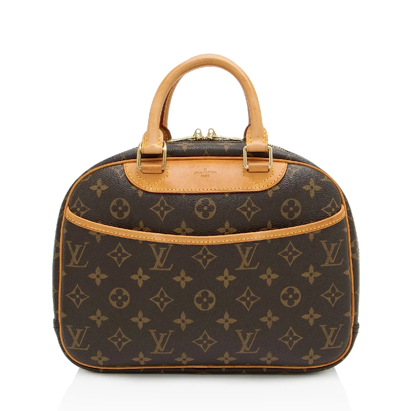 Louis Vuitton Vintage Monogram Canvas Trouville Satchel (SHF-ktyfgJ)