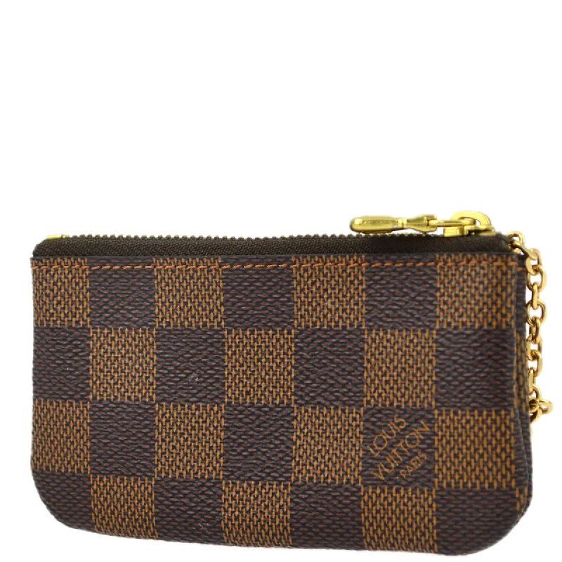 Louis Vuitton 2010 Damier Pochette Cles Coin Case Wallet Purse N62658