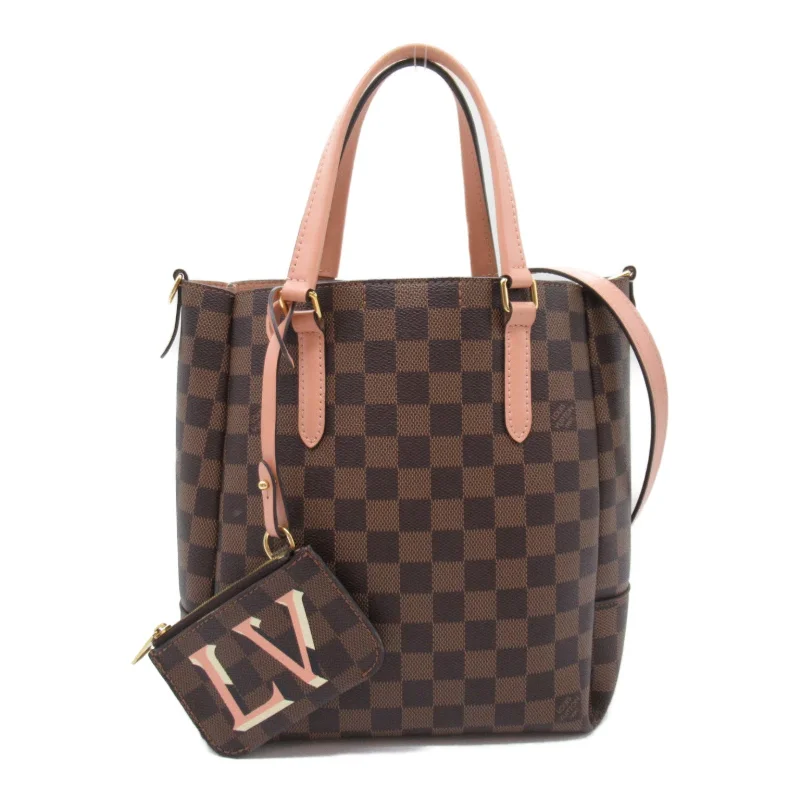 Louis Vuitton Belmont NV BB Shoulder Bag PVC Coated Canvas Damier  Brown  N60297