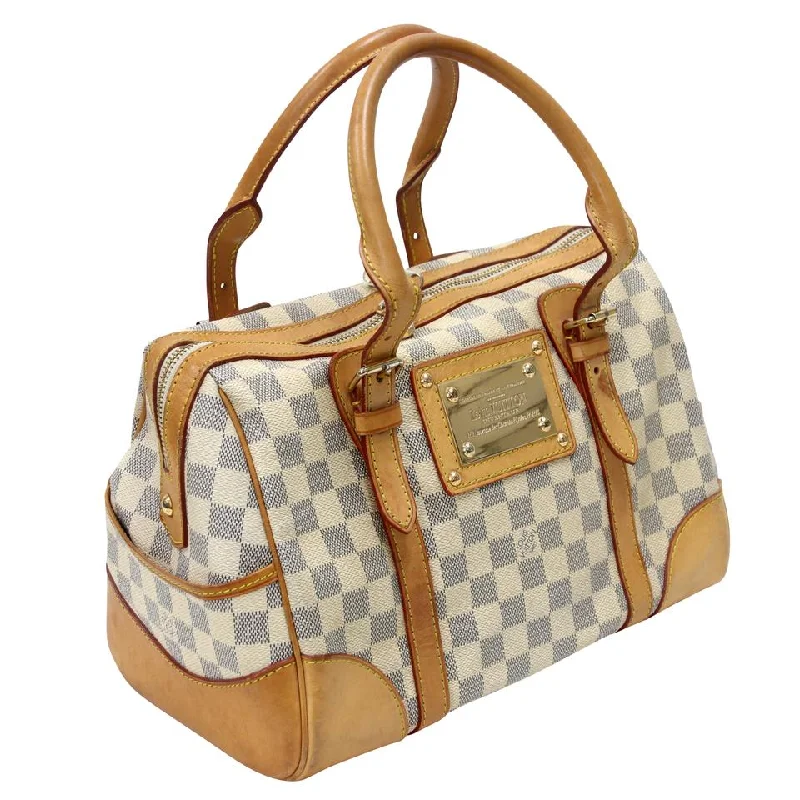 Louis Vuitton Berkeley MM Azur Damier Boston Shoulder Bag LV-0918N-0003