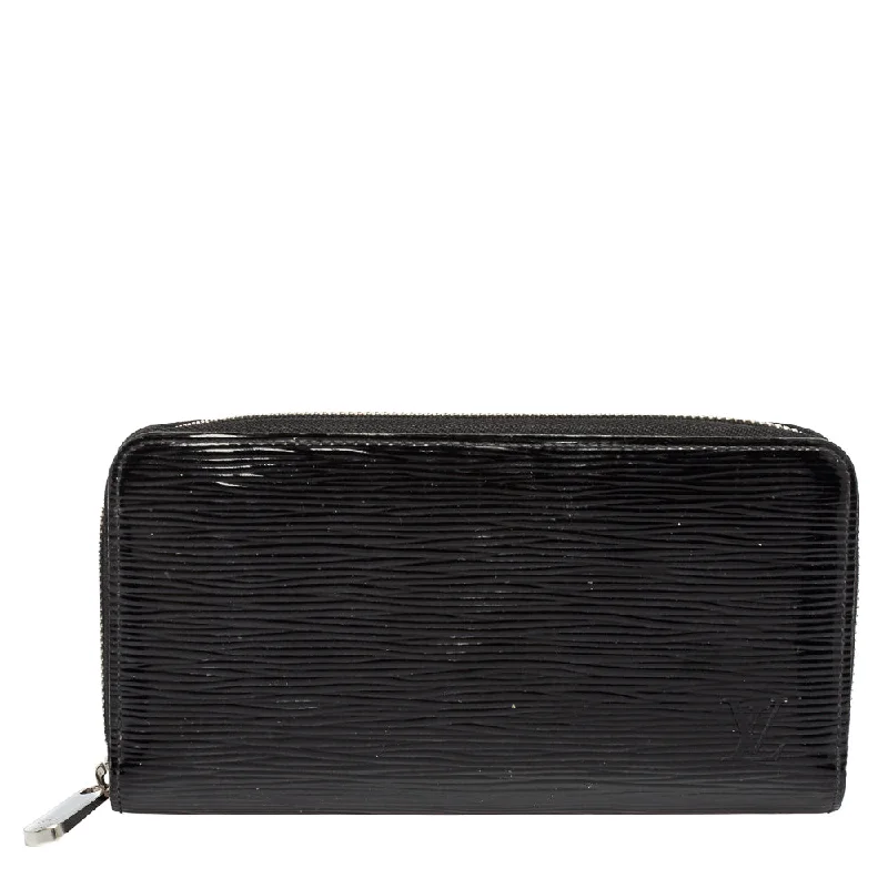 Louis Vuitton Black Epi Leather Zippy Continental Wallet