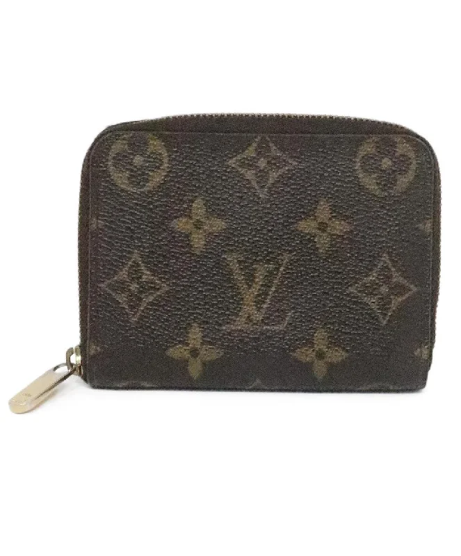 Louis Vuitton Brown & Tan Monogram Wallet