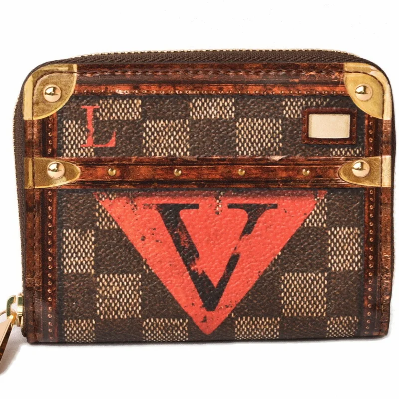 Louis Vuitton Coin Purse Card Case Isetan Store Limited LOUIS VUITTON Folded Wallet Zippy Trunk Time M63834