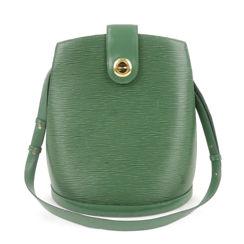 Louis Vuitton Epi Cluny Shoulder Bag Borneo Green M52254