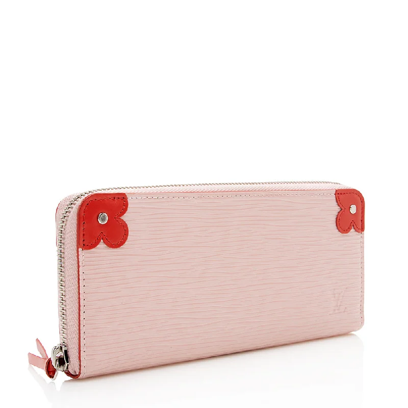 Louis Vuitton Epi Leather Blooming Corners Clemence Wallet - FINAL SALE (SHF-17232)