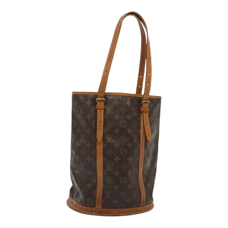 LOUIS VUITTON Monogram Bucket GM Shoulder Bag M42236 LV Auth bs17080