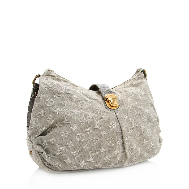 Louis Vuitton Monogram Denim Slightly Shoulder Bag (SHF-20212)