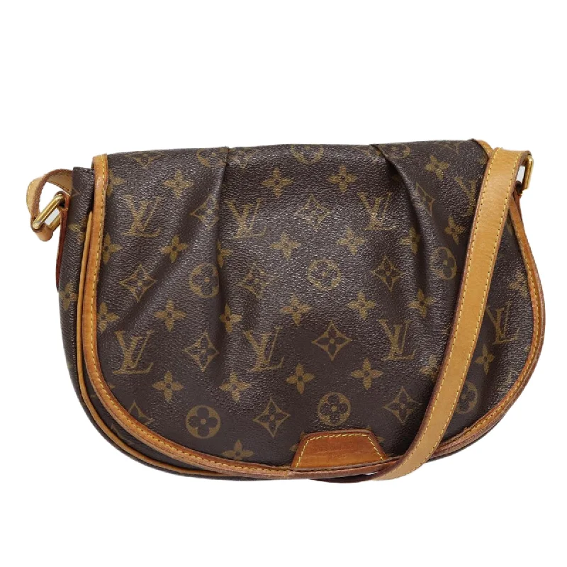 LOUIS VUITTON Monogram Menilmontant PM Shoulder Bag M40474 LV Auth 87593