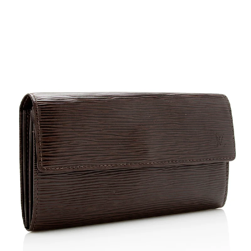 Louis Vuitton Vintage Epi Leather Porte Tresor International Wallet - FINAL SALE (SHF-15762)